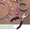 6 Step Jewelry Bail Making Pliers, AngleKai 3-10mm Wire Looping Forming Pliers Wire Wrapping Tools with Non-Slip Handle, Round Nose (1)